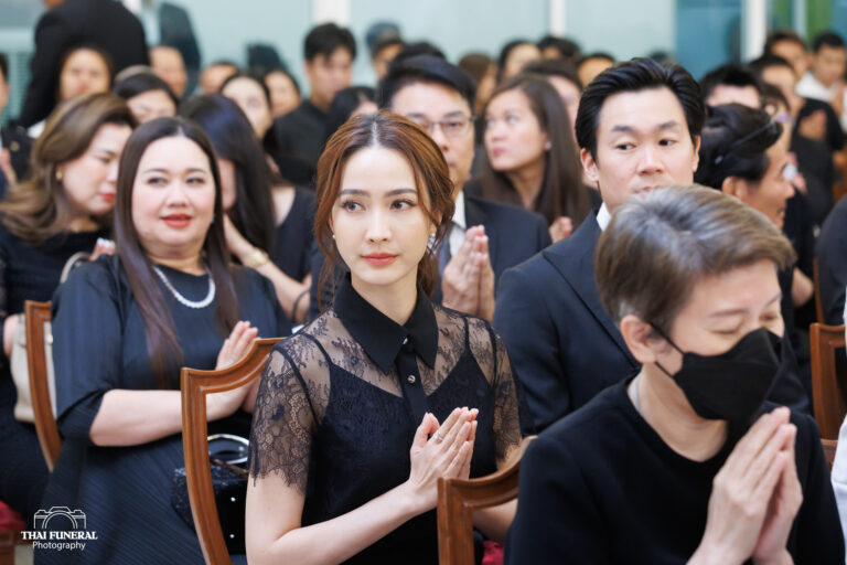 น้องแต้ว ดารา นักแสดง สวดศพ สวดอภิธรรม